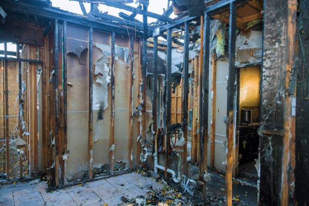 Professional Fire Damage Removal technician working in Malvern, AR